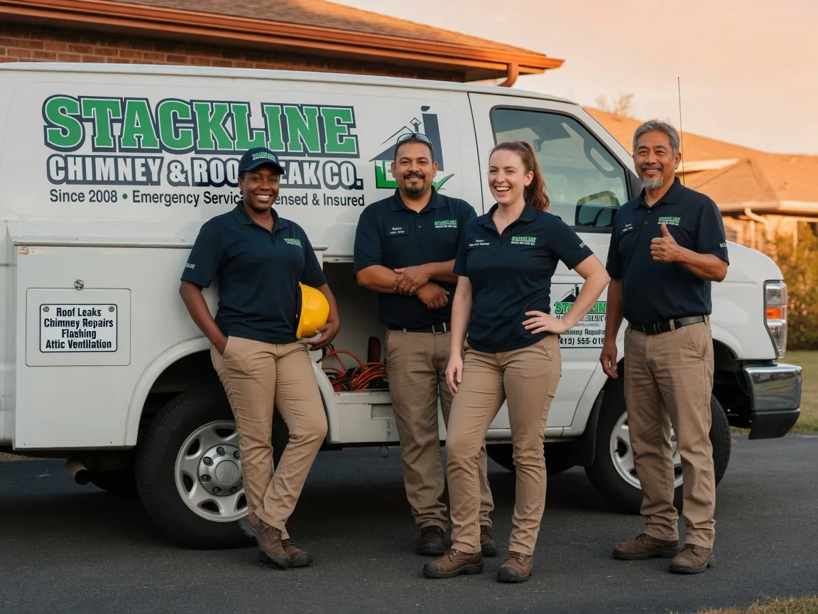 Chimney flashing repair company in Cambria, WI